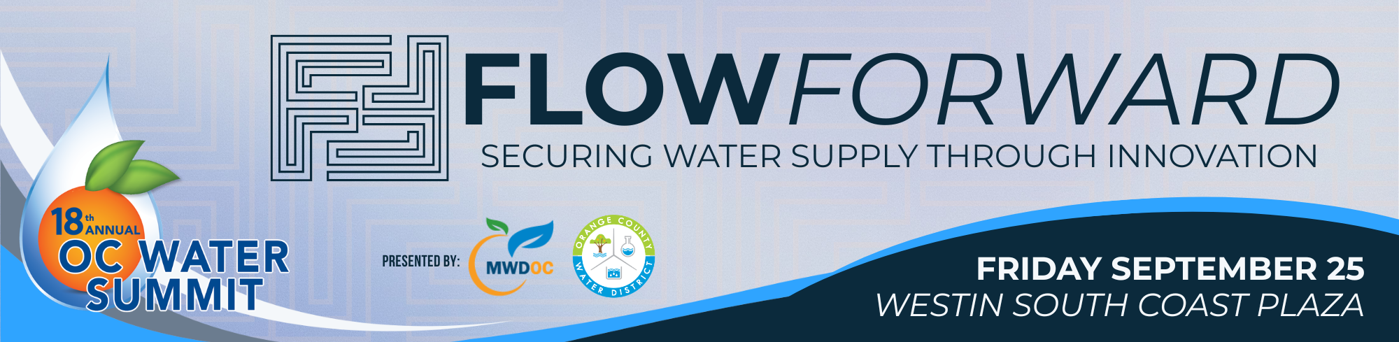2026 OC Water Summit — Friday, September 25, Westin South Coast Plaza, Costa Mesa